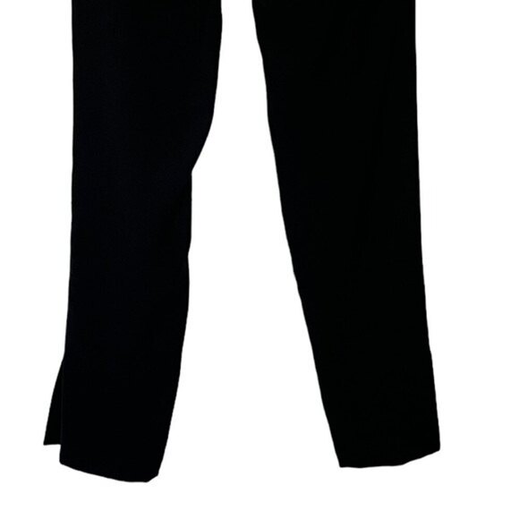 Nili Lotan Cropped Slouchy Pants Black Women’s Size 0 Elastic Waist Pleated - Picture 10 of 14
